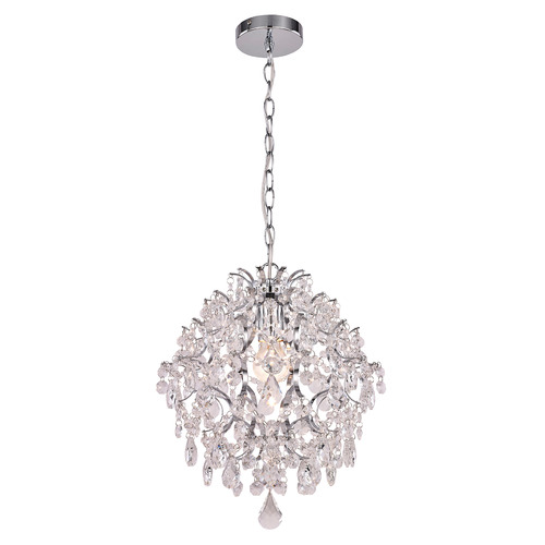 Metal and 2024 crystal chandelier